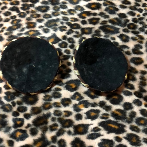 Cowgirl pasties nipple tassels burlesque leather - Picture 3 of 4